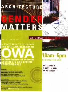 OWA 40 Year symposium